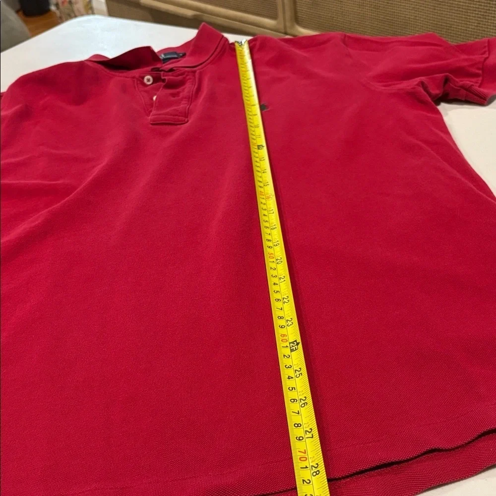Polo Ralph Lauren - Men's Short Sleeve Polo Shirt. Size XL. Red.